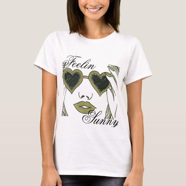 T-shirt Feelin Sunny (Devant)
