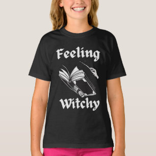 T-shirt Feeling Witchy Spell book drôle Halloween sorcière