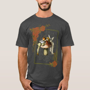 T-shirt Fées Esthétiques Cottagecore Sur Une Coupe De Toad