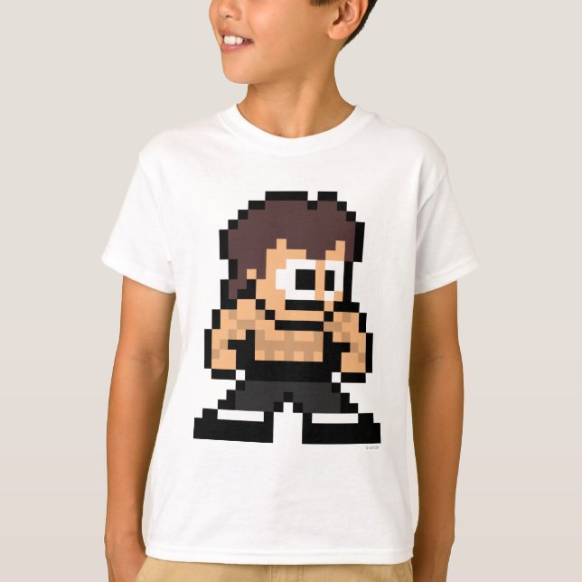 T-shirt Fei à 8 bits longtemps (Devant)