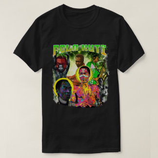 T-shirt Fela Kuti Bootleg Vintage Afrobeat Collage art