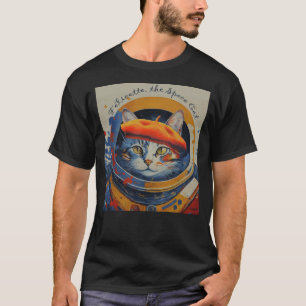T-shirt Felicette le chat Space