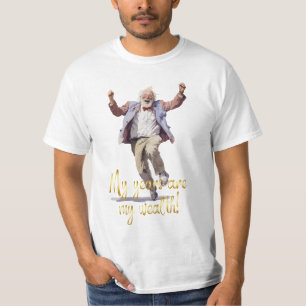 T-shirt Félicitations Happy grand-père Personnalisé
