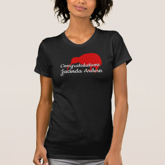 T-shirt Félicitations Jacinda Ardern Texte personnalisé Ki