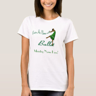 T-shirt Félicitez-le avec le ballet - brun (le ministère