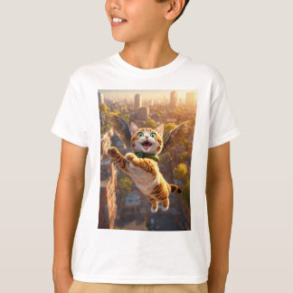 T-shirt Feline Aviator Adventures"