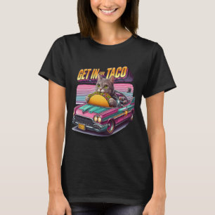 T-shirt Feline Fiesta en rose