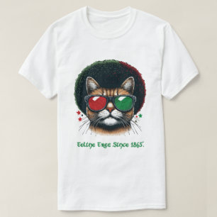 T-shirt Feline Gratuit depuis 1865 - JunetDix Cat Art