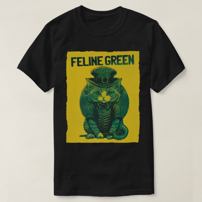 T-shirt Feline Green St (Design devant)