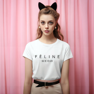 T-shirt Feline Meow