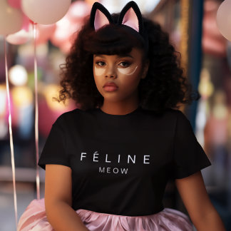 T-shirt Feline Meow