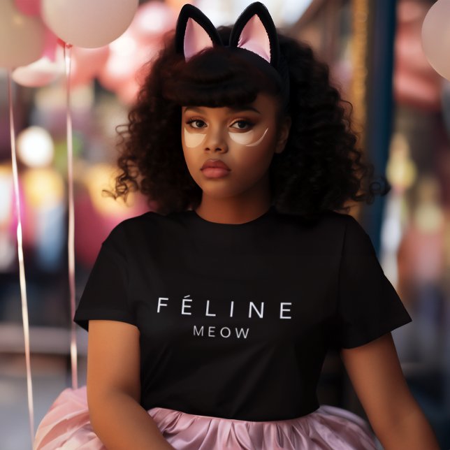 T-shirt Feline Meow (Créateur téléchargé)