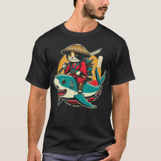 T-shirt Feline Samurai