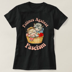 T-shirt Felines contre le fascisme