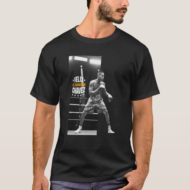 T-shirt Felix Chavez pose face jaune droit (Devant)