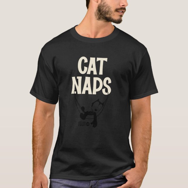 T-shirt Félix le chat fait la sieste (Devant)