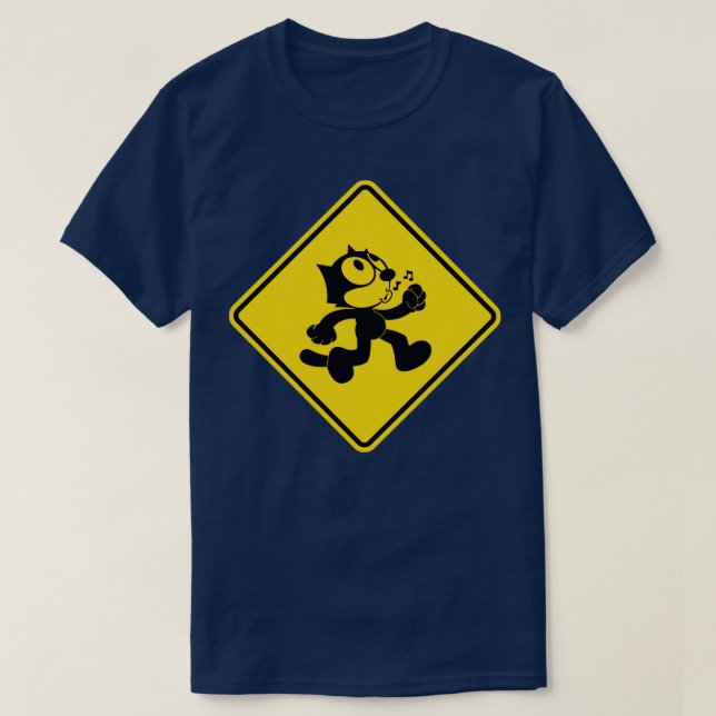 T-SHIRT FELIX LE CHAT TRAVERSANT (Design devant)