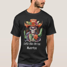 T-shirt Feliz día de los Muertos