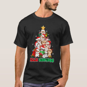 T-shirt Feliz Navidog Feliz Navidad Christmas Shih Tzu Chi