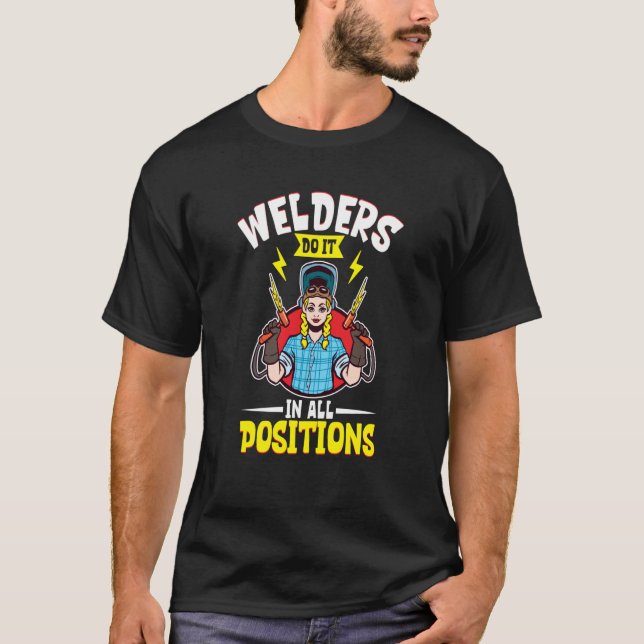 T-shirt Female Welder   Welding Mechanic Forge Metalwork (Devant)