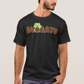 T-shirt Femcado chats mignonsAmoureux de chats Avocado amu