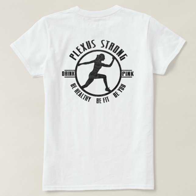 T-shirt Femelle forte de plexus (Design dos)