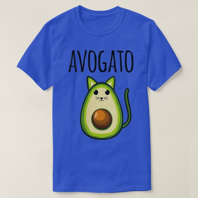 T-shirt Femen Avogato Drôle Avocado Cat Vegetarian Vegetar (Design devant)
