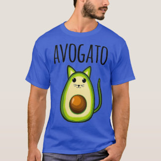 T-shirt Femen Avogato Drôle Avocado Cat Vegetarian Vegetar