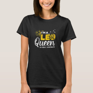 T-shirt Femens Leo Queen Soul Est Pourcentage Août Leo Zod