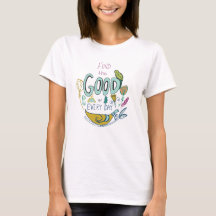 T-shirt féminin avec citation inspirante