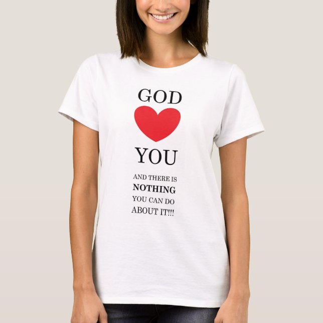 T-shirt féminin de God Heart You (Devant)