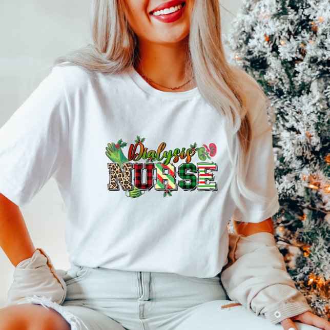 T-shirt féminin de l'infirmière de dialyse (Créateur téléchargé)