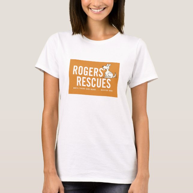 T-shirt féminin de Rogers' Secours à manches longu (Devant)