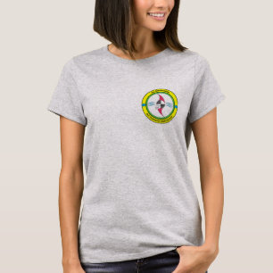 T-shirt féminin en catastrophe