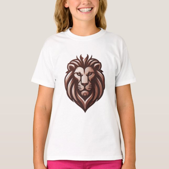 T-shirt féminin en cuivre métallique (Devant)