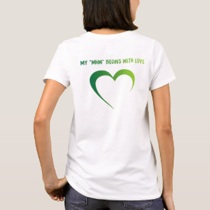 T-shirt féminin en plein essor en santé mentale