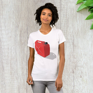 T-shirt féminin Jerrican rouge