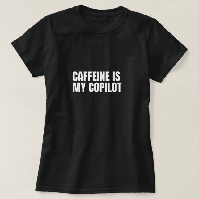 T-shirt féminin My Caffeine (Design devant)