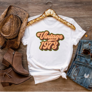 T-shirt féminin Retro Vintage 1973