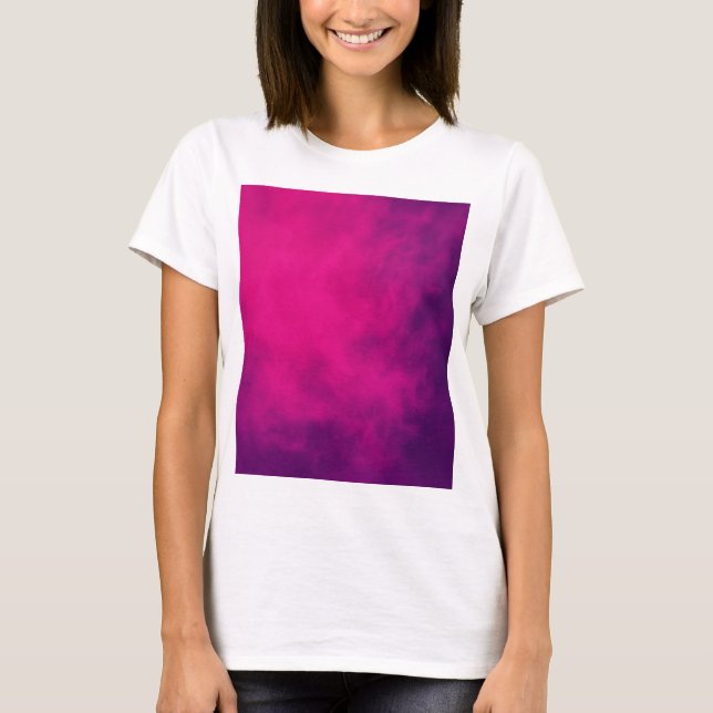 T-shirt féminin rose néon - personnalisable (Devant)