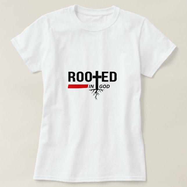T-shirt féminin spirituel/chrétien (Design devant)