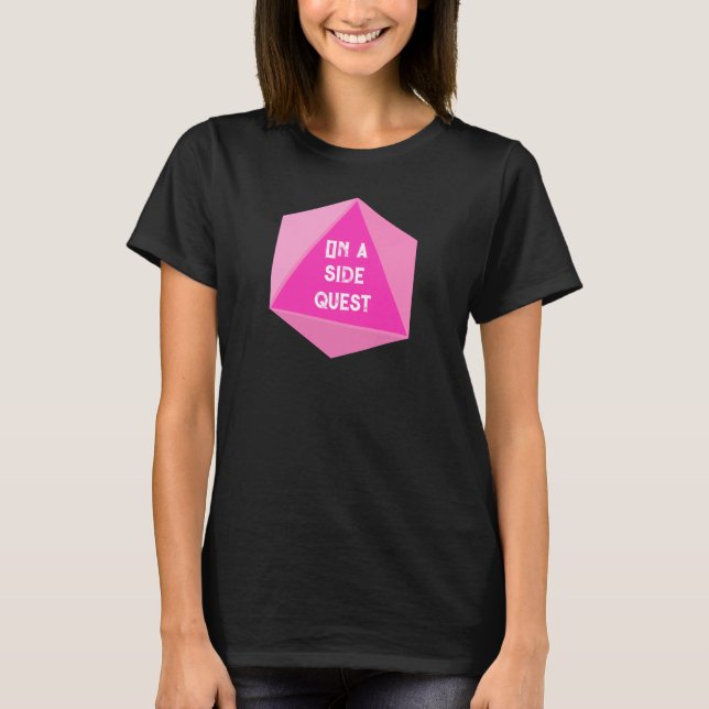 T-shirt féminin sur un côté (Devant)