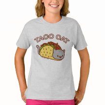 T-shirt féminin - "TACO CAT"