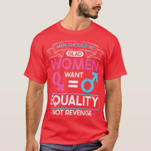 T-shirt Feminisme Autonomisation Femmes Droits Égalité Fem