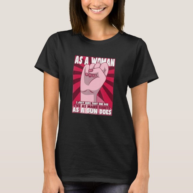 T-shirt Feminisme Female Empowerment Pro-choice Pro Aborti (Devant)