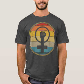 T-shirt Feminisme Femme Égalité Femme Vers le Vintage fémi
