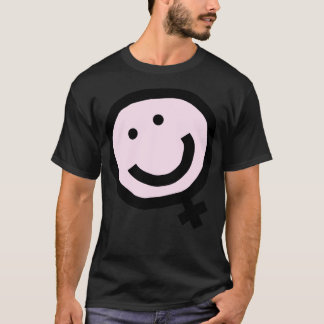 T-shirt Féminisme minimal Sourire féminin