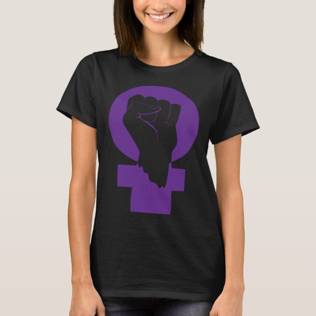 T-shirt Feminist Feminism Equality Empowered Social Symbol (Devant)