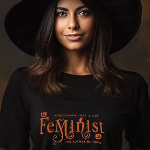 T-shirt Féministe gothique Halloween Girl Power Self Love