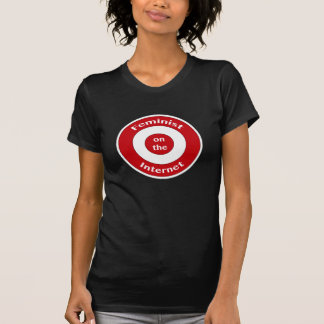 T-shirt Féministe sur l'Internet (cible)